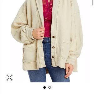 NWOT Free People Jordan Jacket - Washed Multi